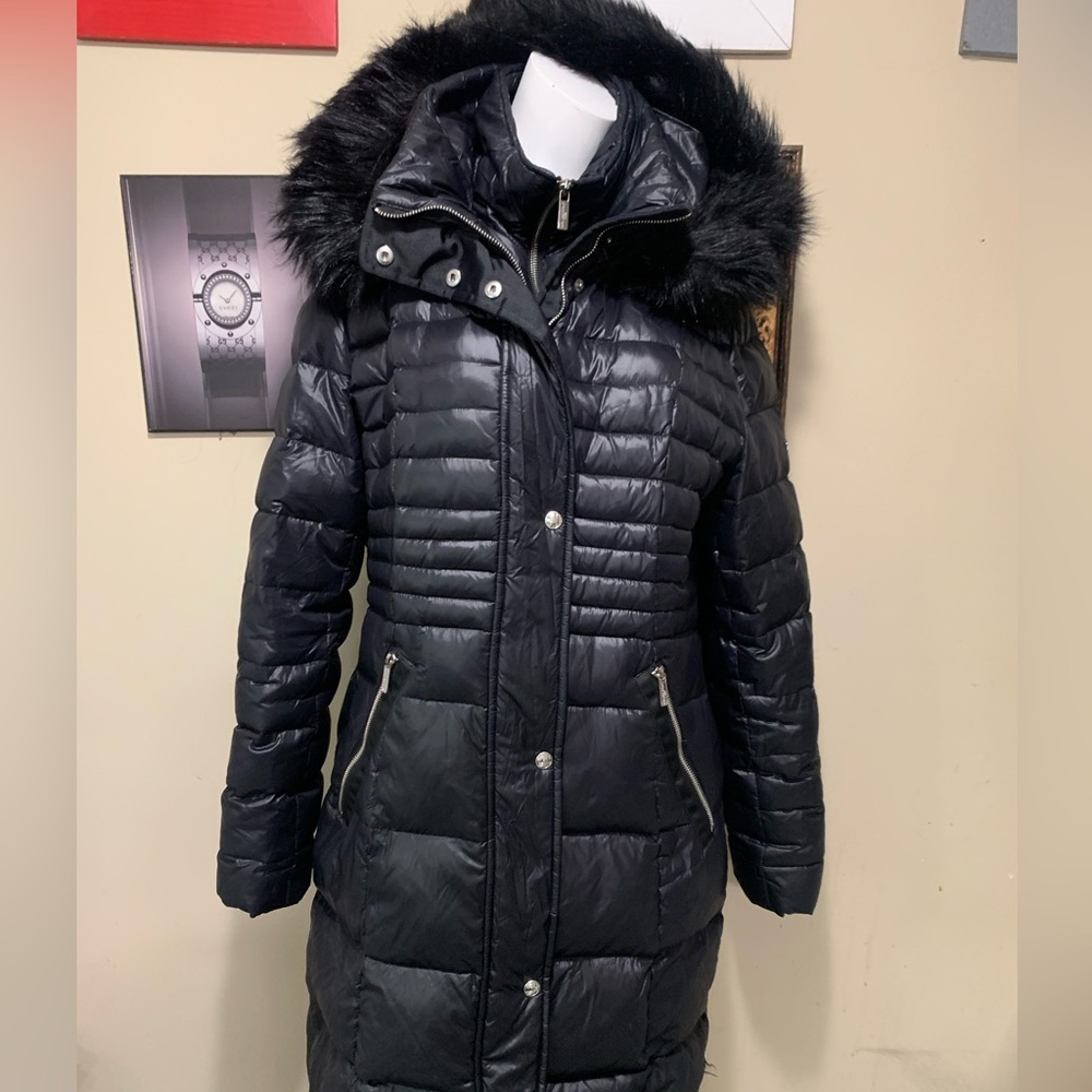 Karl Lagerfeld down long puffer jacket- L